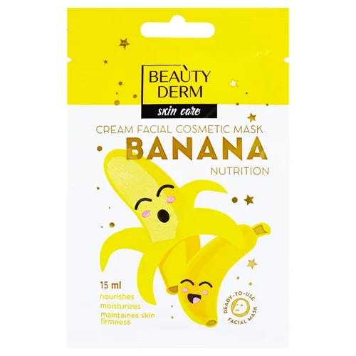 Маска для обличчя Beauty Derm Банан Живлення 15мл