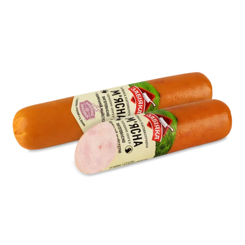 Ковбаса М'ясна Забіяка Напівкопчена н/к, кг