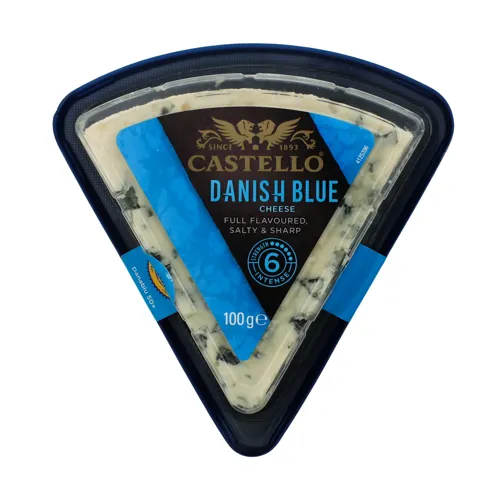 Сир Castello Danish Blue з блакитною пліснявою 50%, 100г