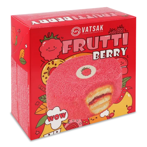 Торт Frutti Berry Ватсак Картонна Упаковка 250г