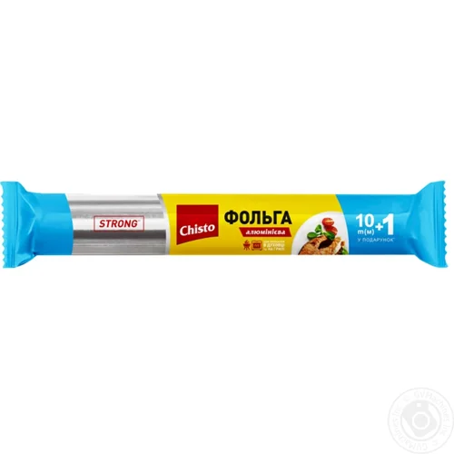 Фольга Chisto Strong алюмінієва для харчових продуктів 11м