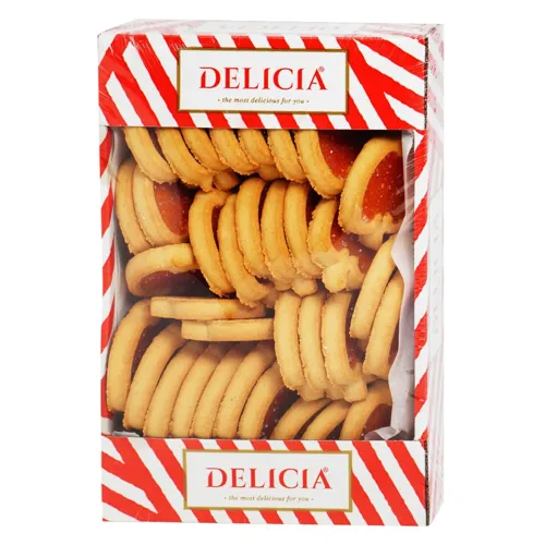 Печиво Delicia Райські яблучка зі смаком апельсину 400г