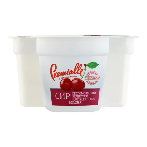 Сир кисломолочний «Вишня» Premialle 7% 150г