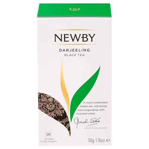 Чай чорний Newby Darjeeling 2г*25шт