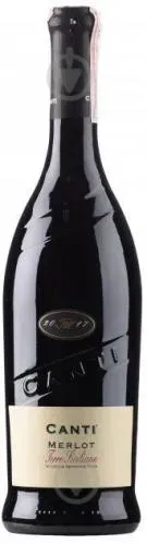 Вино червоне сухе Merlot Terre Siciliane, Canti 0,750