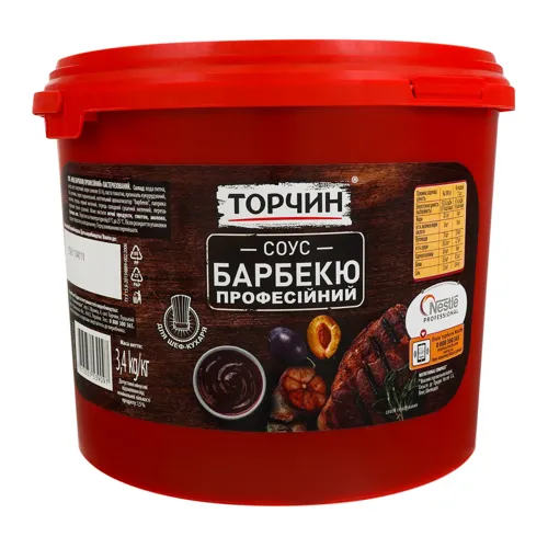 Соус пастеризований Барбекю Професійний Торчин відро 3.4кг