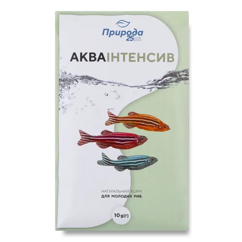 Корм Натуральний Для Молодих Риб Акваінтенсив Природа, м/у 10г