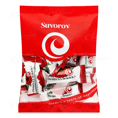 Цукерки Suvorov Чарівна маківка, 200г