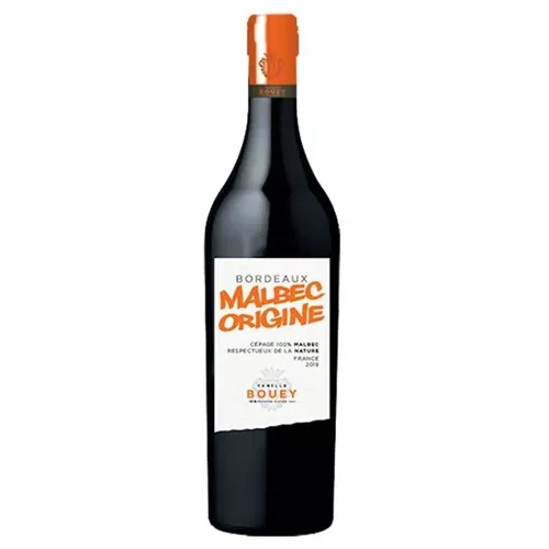 Вино Maison Bouey Malbec Origine, червоне сухе, 13,5%, 0,75л