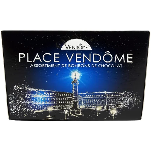 Цукерки Vendome асорті чорного та білого, молочного шоколаду 230г