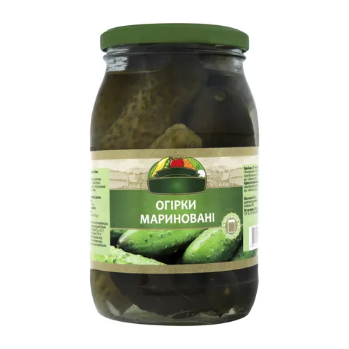 Огірки мариновані Консервний завод Консерваторія с/б 860г