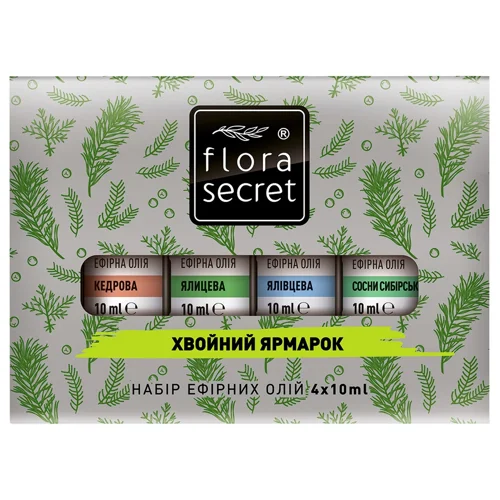 Набір ефірних олій Flora Secret Хвойний 4*10мл