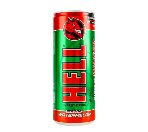 Напій енергетичний «Hell Strong Watermelon» безалкогольний газований 250мл