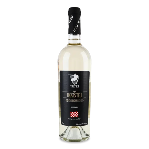 Вино Біле Сухе Rkatsiteli Tetri, в/ґ, 0.75л, 9.5-14%