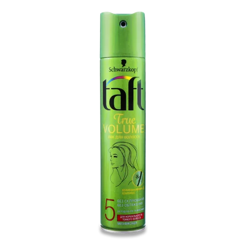 Лак Для Волосся Мегафіксації True Volume Taft, 250мл