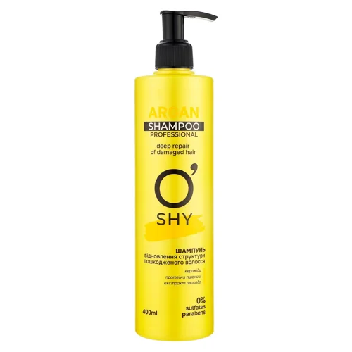 Шампунь O'Shy Professional Argan для відновлення структури пошкодженого волосся 250мл