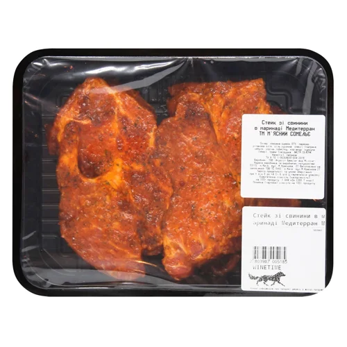 Стейк М’ясний Сомельє зі свинини в маринаді медитерран