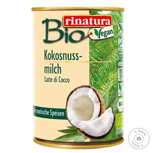 Молоко Rinatura Кокосове органічне 400мл