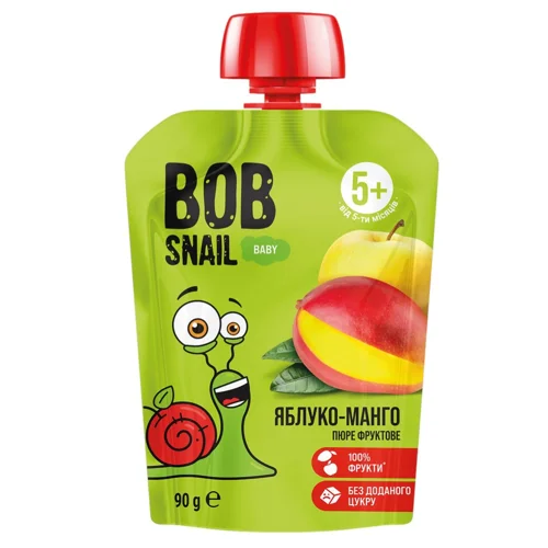 Пюре Snail Bob Яблуко-манго 90г