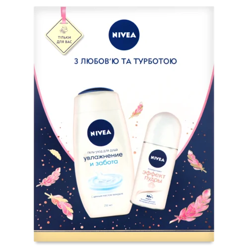 Гель-догляд для душу та антиперспірант Nivea, 1 шт