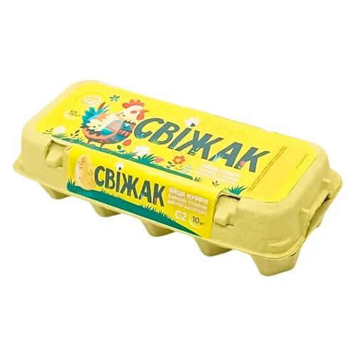 Яйця курячі Свіжак С2 10шт