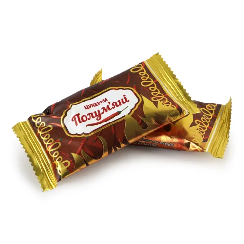 Цукерки Глазуровані Полум'яні, в/ґ, 1 кг