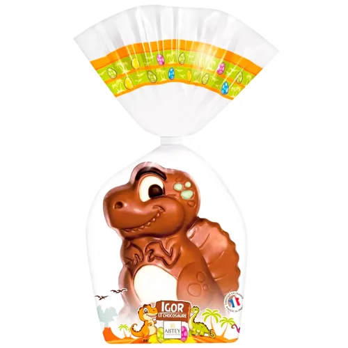 Фігурка Abtey Igor The Dinosaur Динозавр з молочного шоколаду 140г