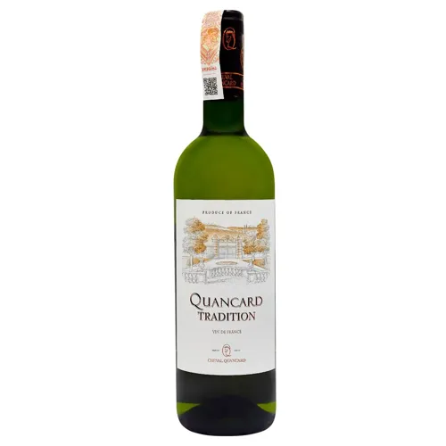 Вино Quancard Tradition Blanc біле сухе 0,75л 12%