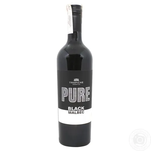 Вино Trapiche Pure Black Malbec червоне сухе 14% 0,75л