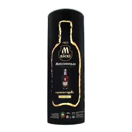 Віскі 0.7л 40% 5лет Микулинецьке М туб