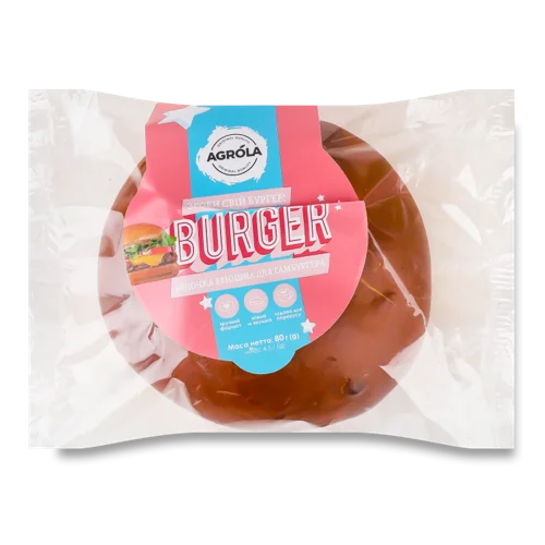 Булочка Брiошна Для Гамбургера Agrola, в/ґ, 80г