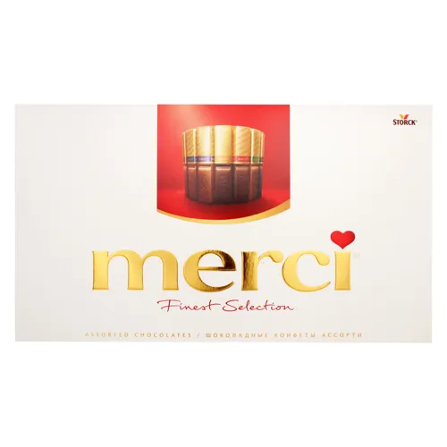 Цукерки Асорті з шоколаду Finest Selection Merci к/у 400г