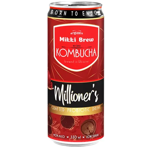 Комбуча Mikki Brew Millioner's 0,33л
