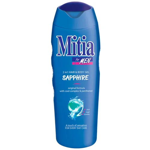 Шампунь-гель Mitia Sapphire для душу для чоловіків 400мл