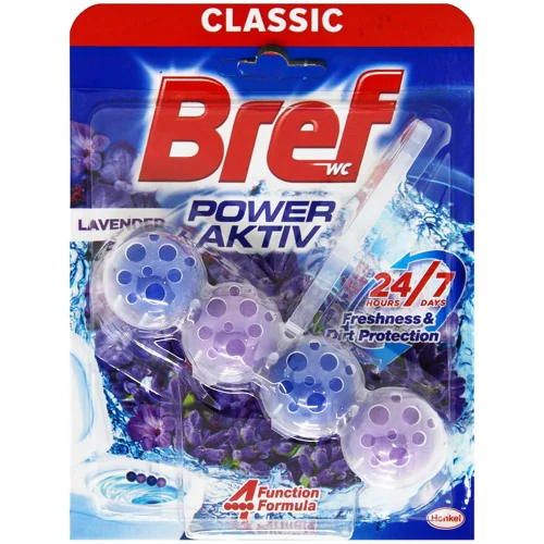 Блок для унітазу Bref Power Aktiv Лаванда 50г