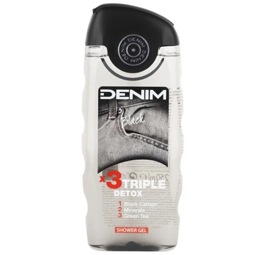 Гель для душу Denim Black Triple Detox 250мл