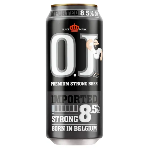 Пиво O.J. Strong світле 8,5% 0,5л