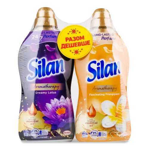Ополіскувач Silan Dreamy Lotus + Fascinating Frangipani