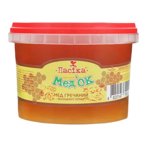 Мед гречаний Мед'ОК Пасіка 500г
