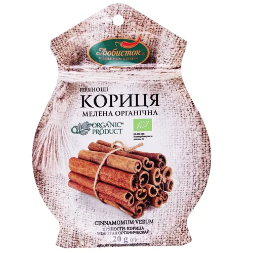 Кориця мелена Organic Любисток 20г