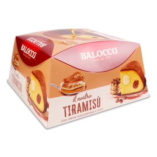 Кекс Balocco Тірамісу, Крем З Маскарпоне І Кавовий Крем, к/у, 400г