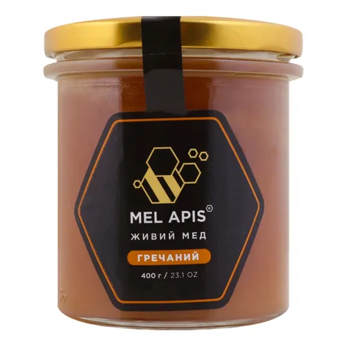 Мед живий гречаний Mel Apis 400г