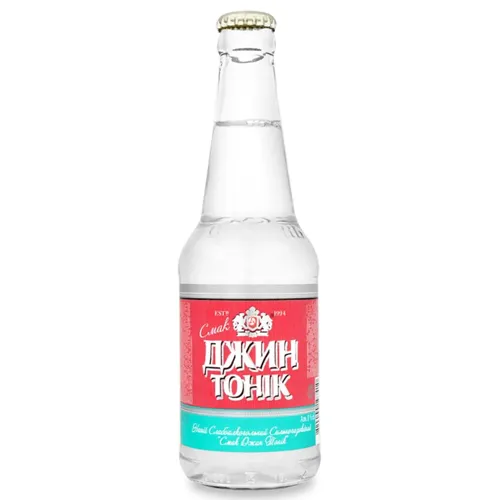 Слабоалкогольний напій Оболонь Джин Тонік 8%, 0.33л