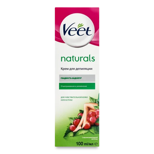 Крем Для Депіляції Для Чутливої Шкіри Naturals Veet, 100мл