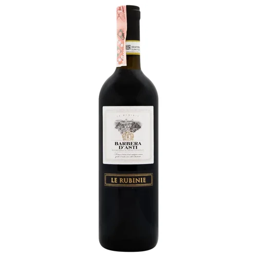 Вино Le Rubinie Barbera DAsti DOCG червоне сухе 12% 0,75л