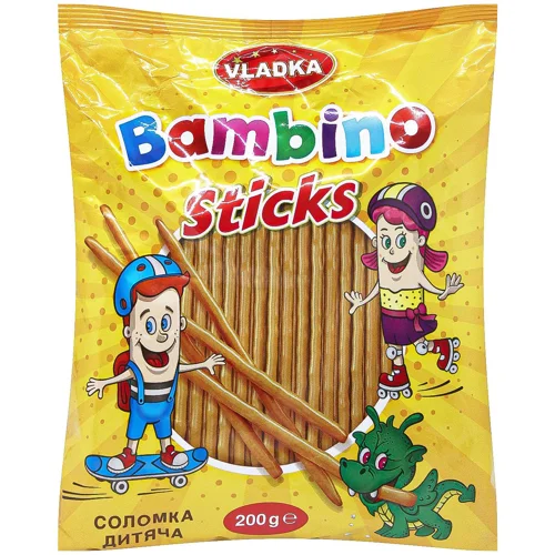 Соломка Vladka Bambino солодка 200г