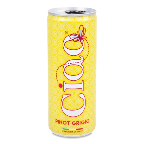 Вино Ciao Pinot Grigio, Біле Сухе, з/б, 0.75 л