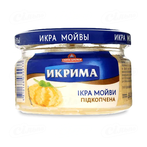Ікра мойви Санта Бремор Ікрима підкопчена, 165г