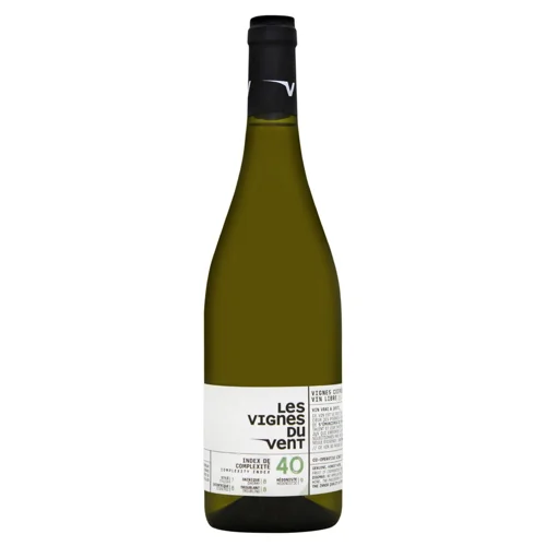 Вино Les Vignes du Vent 40 біле сухе 13% 0,75л