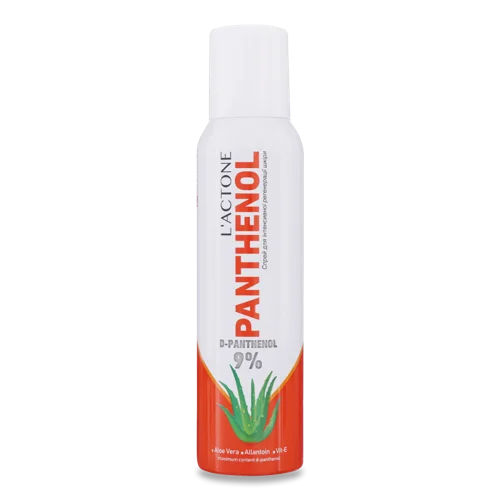 Крем-піна Спрей Для Інтенсивної Регенерації Шкіри Panthenol 9% з Алое Віра та Вітаміном Е, 150мл